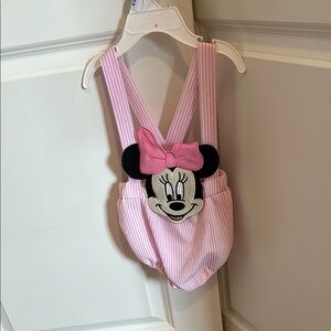 Pink Minnie Mouse Baby Romper